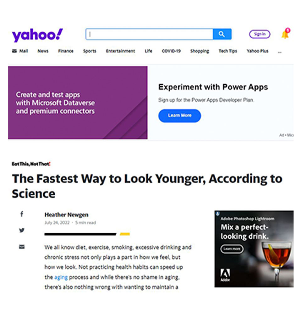 Yahoo feature